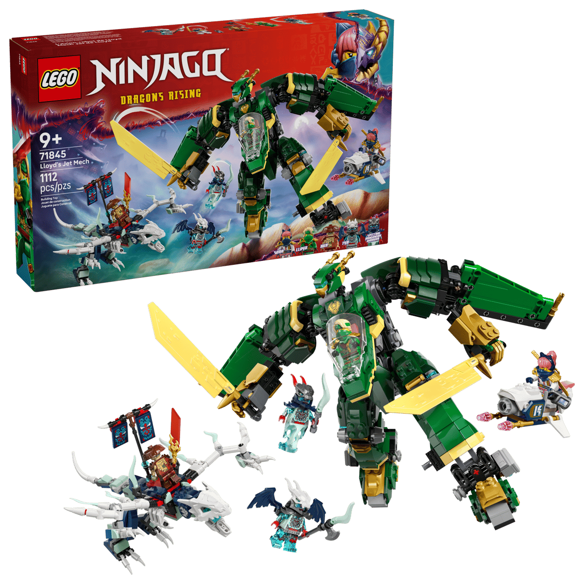 LEGO NINJAGO 71845 Lloyds Vliegtuigmecha | 1112 Stenen
