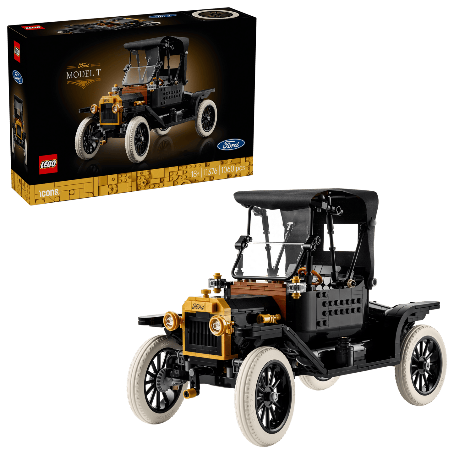 LEGO Icons 11376 Ford Model T | Klassieke Auto Bouwset