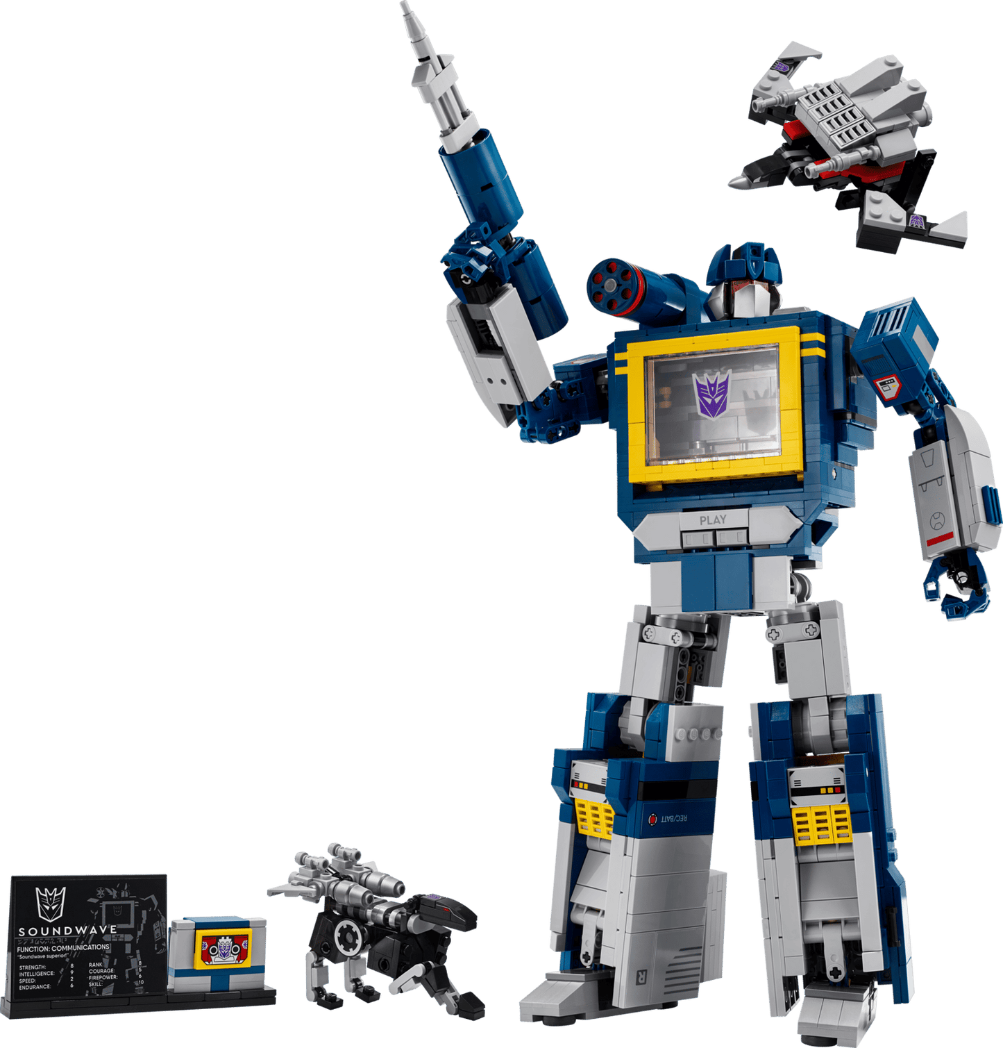 LEGO Icons 10358 Transformers Soundwave | Decepticon Verzamelset
