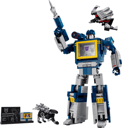 LEGO Icons 10358 Transformers Soundwave | Decepticon Verzamelset