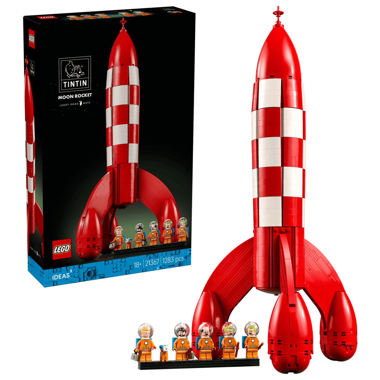 LEGO Ideas 21367 Tintin Maanraket | Kuifje Verzamelset