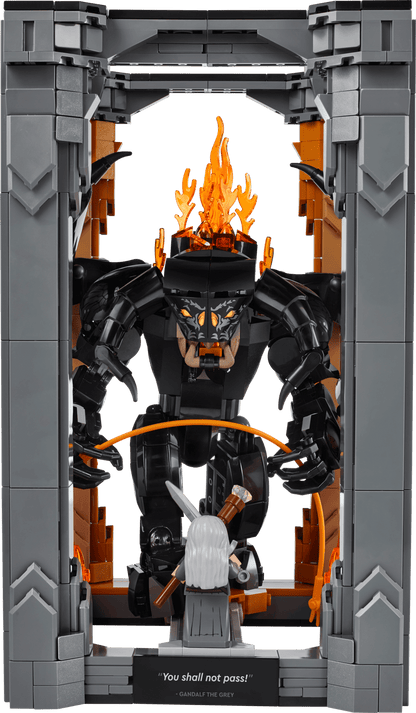 LEGO Icons 10367 The Lord of the Rings Balrog Book Nook | 18+ Displayset